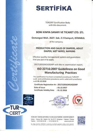GMP Belgesi (EN)