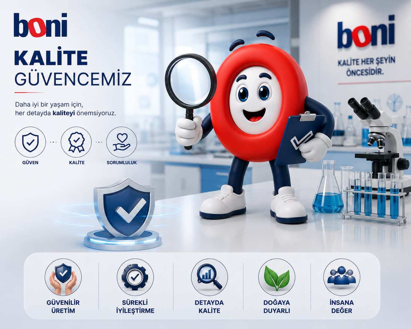 Boni Kimya Kalite Standartları Altyapısı
